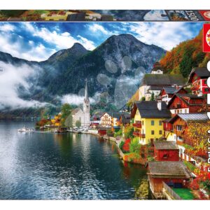 Puzzle Hallstatt Austria Educa 1500 dílků a Fix lepidlo