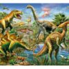 Puzzle Jurrasic Playground Educa 500 dílků a Fix lepidlo - Image 2