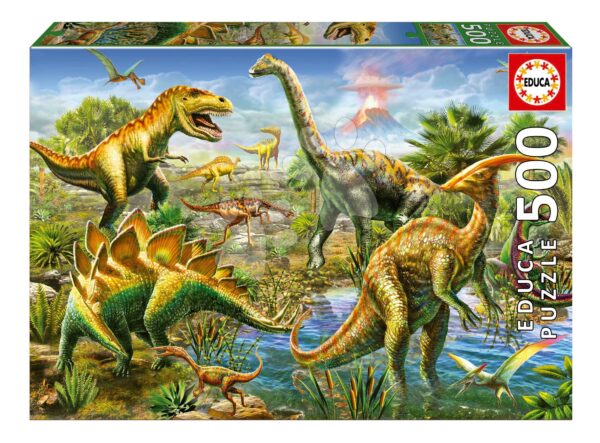 Puzzle Jurrasic Playground Educa 500 dílků a Fix lepidlo