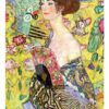 Puzzle Lady With a Fan Gustav Klimt Educa 1000 dílků a Fix lepidlo - Image 2