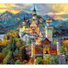 Puzzle Neuschwanstein Castle Educa 1000 dílků a Fix lepidlo - Image 2