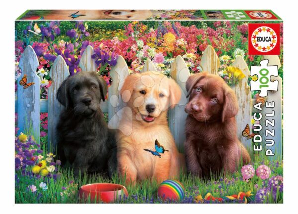 Puzzle Posing Puppies Educa 100 dílků od 6 let