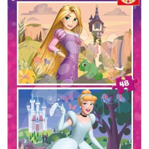 Puzzle Princezny Disney Educa 2 x 48 dílků