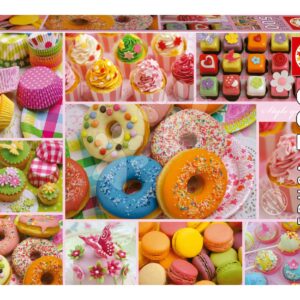 Puzzle Sweet Party Collage Educa 500 dílků a Fix lepidlo