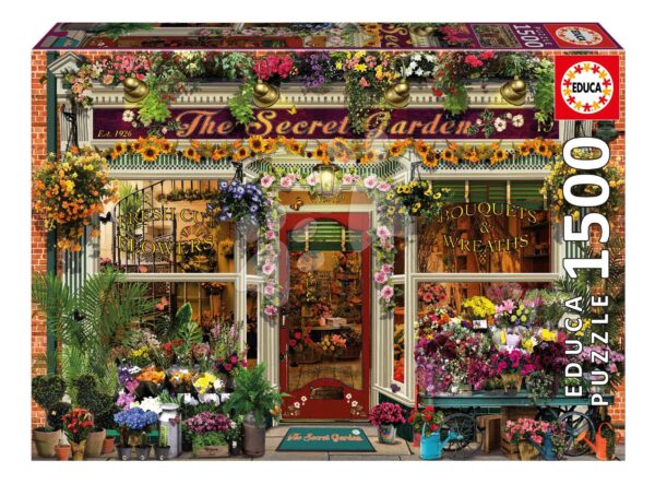 Puzzle The Secret Garden Educa 1500 dílků a Fix lepidlo