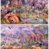 Puzzle panoramatické Divoká zvířata Educa 2 x 100 dílků od 6 let - Image 2
