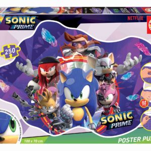Puzzle plakát Sonic Prime Educa 250 dílků od 8 let