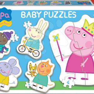 Puzzle pro nejmenší Baby 5 Disney Peppa Pig Educa od 24 měsíců