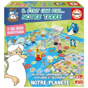 Společenská hra Hello Maestro Notre Terre-Le Jeu Educa ve francouzštině pro 2–6 hráčů od 6 let