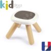Taburetka pre deti Kid Furniture Stool Grey Smoby 2v1 šedá s UV filtrom 50 kg nosnosť 27 cm výška od 18 mesiacov  SM880207 - Image 2