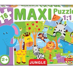 Dohány baby puzzle pro děti Maxi Džungle 16 dílků 640-2