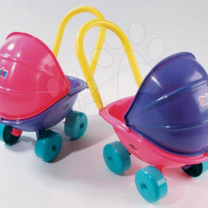 Dohány dětský hluboký kočárek pro panenku 5013 fialovo-růžový