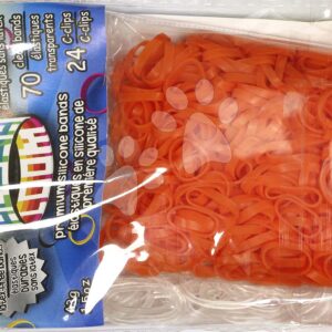 Gumičky Alpha Bands Rainbow Loom 500 ks oranžové od 6 let