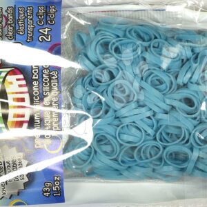 Gumičky Alpha Bands Rainbow Loom 500 ks tyrkysové od 6 let