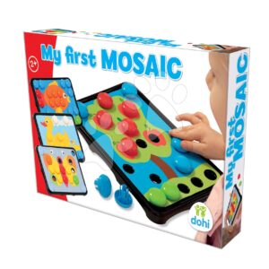 Kreativní tvoření Moje první mozaika pro předškoláky Dohány 8 barevných obrázků 35*24 cm od 24 měsíců