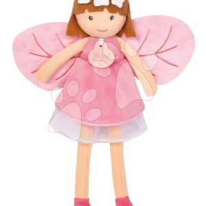 Panenka víla Diane Forest Fairies Jolijou 25 cm v růžových šatech s růžovými křídly z jemného textilu od 5 let