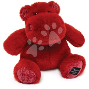 Plyšový hroch Hip' Kiss Hippo Cocooning Hip' Kiss červený 25 cm od 0 měsíců