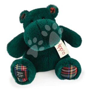 Plyšový hroch Pine Green Hippo Cocooning Histoire d’Ours zelený 25 cm od 0 měsíců