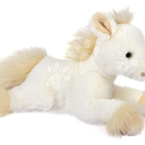 Plyšový koník Horse Palomino Les Petits Nomades Histoire d’ Ours béžový 25 cm ve slaměném košíku od 0 měsíců