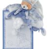 Plyšový medvídek k mazlení Petit Chou Doudou et Compagnie modrý 27 cm v dárkovém balení od 0 měsíců - Image 2