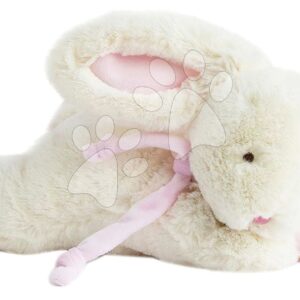 Plyšový zajíček Lapin Bonbon Doudou et Compagnie růžový 30 cm v dárkovém balení od 0 měsíců