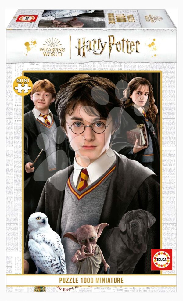 Puzzle Miniature series Harry Potter 1 Educa 1000 dílků a Fix lepidlo