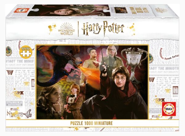 Puzzle Miniature series Harry Potter 2 Educa 1000 dílků a Fix lepidlo