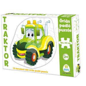 Puzzle podlahové traktor Dohány velké 12 dílů od 24 měsíců