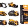 Autíčka stavební Volvo Construction Edition Majorette s pohyblivými částmi 7,5 cm délka 3 druhy 2 varianty - Image 3