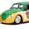 Autíčko Ninja želvy VW Drag Beetle 1959 Jada kovové s otevíracími dveřmi a figurkou Michelangela délka 19 cm 1:24 - Image 3