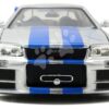 Autíčko Nissan Skyline GT-R 2002 Fast & Furious Jada kovové s otevíratelnými částmi délka 19 cm 1:24 - Image 3