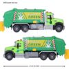 Autíčko popelářské Mack Granite Garbage Truck Majorette kovové se zvukem a světlem délka 22 cm - Image 3