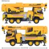 Autíčko stavební s jeřábem Volvo Truck Crane Majorette kovové se zvukem a světlem délka 22 cm - Image 3