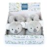 Bačkůrky pro miminko Koala Booties Unicef Collection Doudou et Compagnie v dárkovém balení šedé 0–6 měsíců - Image 3
