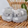 Bačkůrky pro miminko Koala Booties Unicef Collection Doudou et Compagnie v dárkovém balení šedé 0–6 měsíců - Image 2