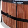 Bazén s filtrací Wood pool Exit Toys kruhový ocelová konstrukce 427*122 cm hnědý od 6 let - Image 3