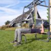 Benchpress lavička GetSet gym bench Exit Toys z cedrového dřeva vhodná pro modely GetSet MB200 / MB300 / PS500 / PS600 - Image 3