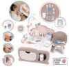 Domeček Cocoon Nursery Natur D'Amour Baby Nurse Smoby denní a noční zóna s elektronickými funkcemi 20 doplňků - Image 3