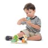 Dřevěná magnetická skládačka s liškou Foxy Magnetic Stacker Tender Leaf Toys 8 tvarovaných kostek od 18 měsíců - Image 3