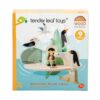 Dřevěná polární kra se zvířátky Balancing Polar Circle Tender Leaf Toys a eskymákem na rybách - Image 3