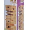 Dřevěná společenská hra skládací věž Wooden Tumbling Tower Eichhorn 54 přírodních kostek od 5 let - Image 3