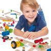Dřevěná stavebnice Constructor Tuning Eichhorn set 75 dílů kompatibilní se všemi stavebnicemi - Image 3