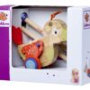 Dřevěné autíčko kachnička Duck Push Vehicle Eichhorn s vodicí rukojetí délka 45 cm od 12 měsíců - Image 3