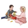 Dřevěné kolečko se zahradním nářadím Garden Wheelbarrow Tender Leaf Toys 13dílná souprava květináče s konví a rostlinami - Image 3