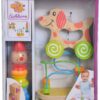 Dřevěný didaktický set Educational Set Eichhorn labyrint skládací klaun a pejsek na kolečkách od 12 měsíců - Image 3