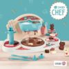Hravá kuchařka s recepty Chef Chocolate Factory Smoby na výrobu čokoládových bonbonů s doplňky od 5 let - Image 3