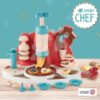 Hravá kuchařka s recepty pro děti Chef Easy Biscuits Factory Smoby pro přípravu drobných koláčů s ozdobami od 5 let - Image 3