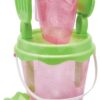 Kbelík set perleťový s třpytkami Beach Écoiffier 30 cm vysoký s konvičkou od 18 měsíců - Image 3