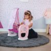 Kolébka s baldachýnem Violette Baby Nurse Smoby pro panenku od 18 měsíců - Image 3
