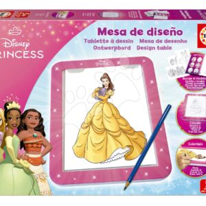 Kreatívne tvorenie s tabletom Light Table Disney Princess Educa Nakresli a vyfarbi si princeznú od 5 rokov EDU20006